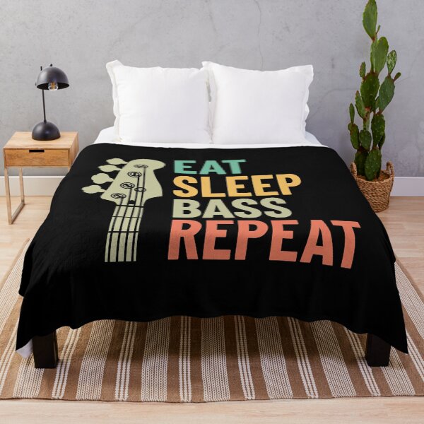 Item preview, Eat Sleep Bass Repeat Bass Guitar Headstock designed and sold by nightsworthy.