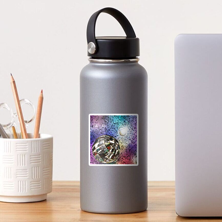 Steam planet in chalk Sticker