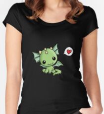 Love Dragon Women's Fitted Scoop T-Shirt