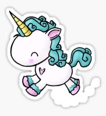 Prancing Unicorn Sticker