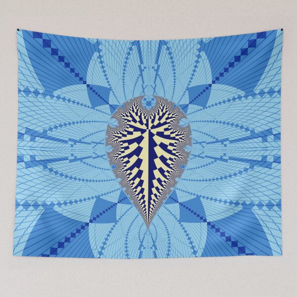 Item preview, Blue  Inverted Mandelbrot II designed and sold by Rupert Russell.