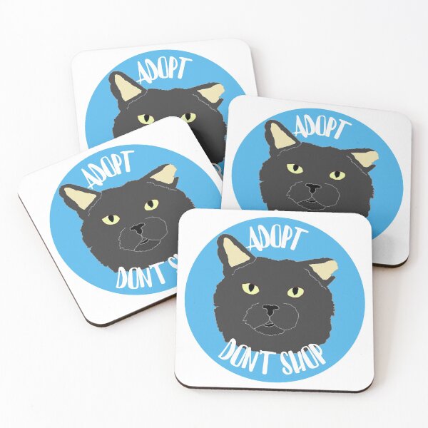 Item preview, Adopt Don't Shop (Cats) designed and sold by RevolutionInPaint.