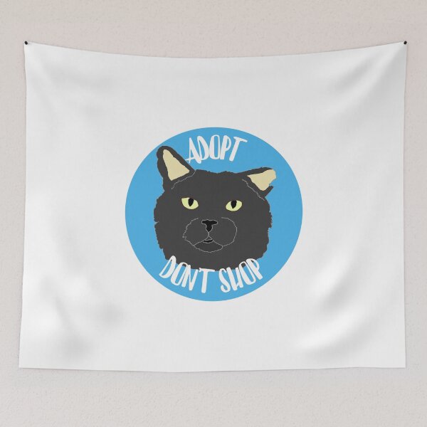 Item preview, Adopte No compre (gatos) designed and sold by RevolutionInPaint.
