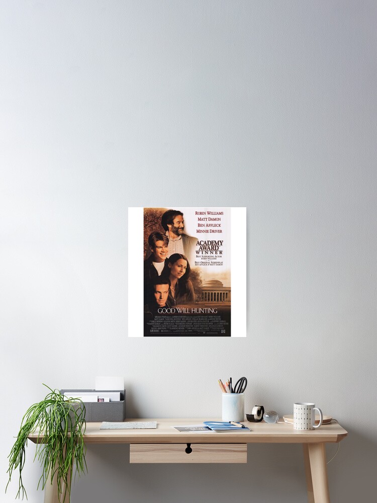 Poster Affiche De Citation De La Good Will Hunting Movie Society Par Huntingapples Redbubble