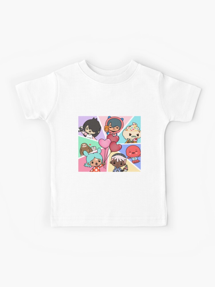 toca boca and gacha life | Kids T-Shirt