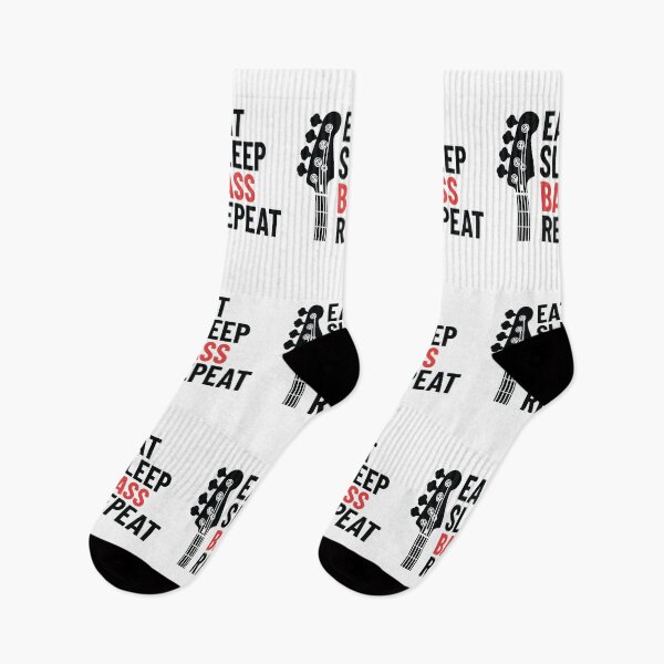 Item preview, Eat Sleep Bass Repeat Bass Guitar Headstock Light Theme designed and sold by nightsworthy.