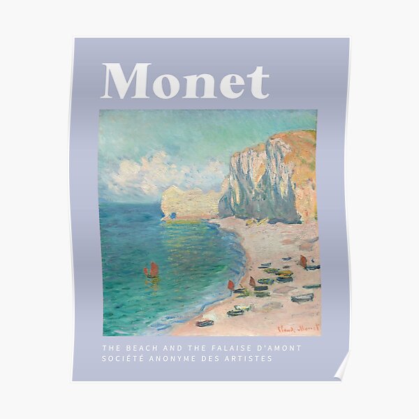 Monet Pastel Art Poster