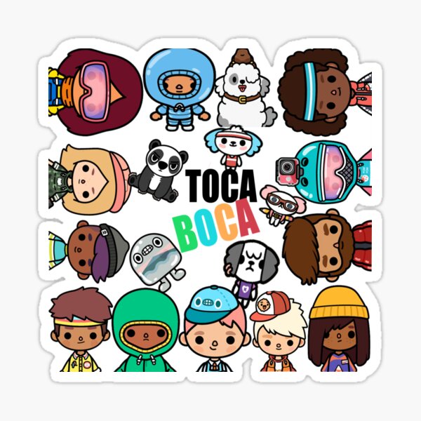 toca boca world  Sticker for Sale by MasonBibi