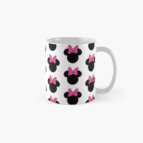 Disney Store Exclusive Minnie Mouse Extra Large Coffee Cup Mug with Sassy  Minnie Mouse 24 Oz Black Pink Polka Dot Coffee Cup Mug from Disney Store  Sassy Minnie Mouse Black Coffee Cup