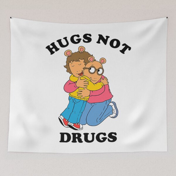 Item preview, Arthur T-ShirtArthur Hugs not drugs designed and sold by DermotMary.