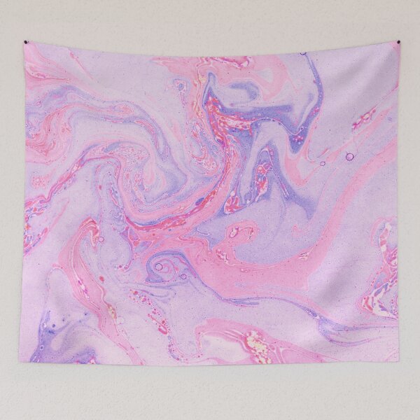 Item preview, Pink Marble - Fruid Color Pouring Art Print designed and sold by ShawnDzign.