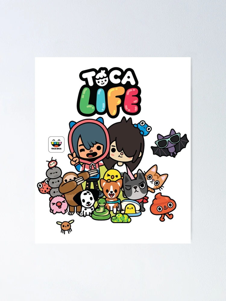 Toca Boca - Toca Boca /TOCA LIFE/ TOCA BOCA WORLD . Characters Poster for  Sale by Mycutedesings-1