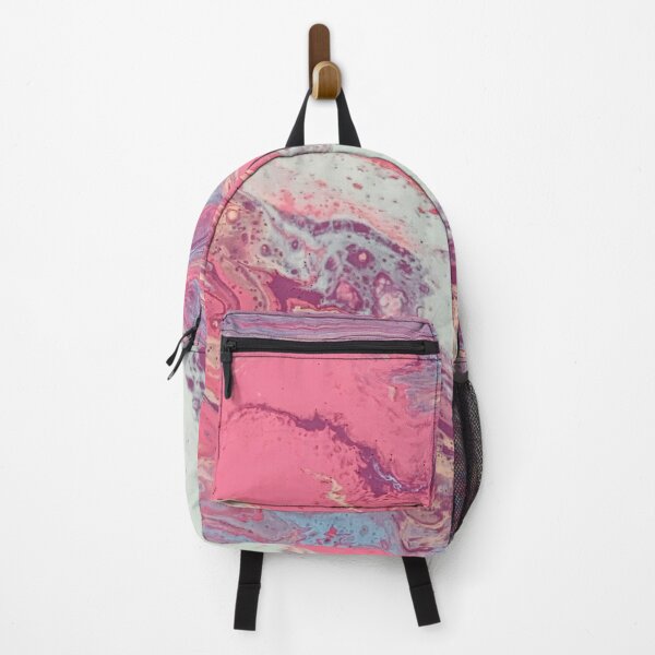 Item preview, Liquid Marble - Fruid Color Pouring Art Print ( Pink, white, Blue ) designed and sold by ShawnDzign.