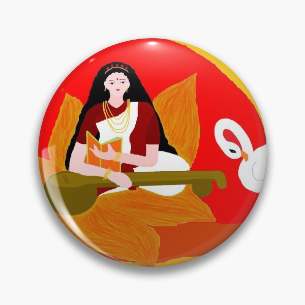 Item preview, Goddess Saraswati 13 designed and sold by Sharmishtha  Basu.