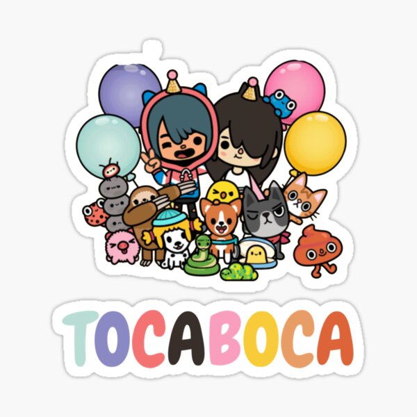 toca boca , toca life characters cute Sticker for Sale by ducany