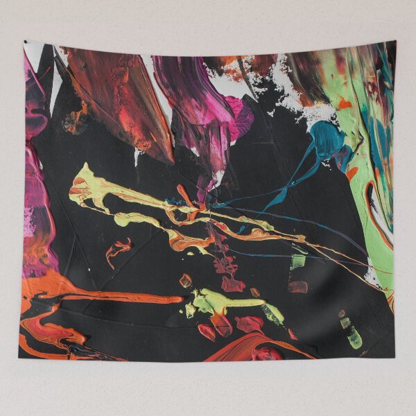 Item preview, Brush Color Liquid - Fruid Color Pouring Art Print designed and sold by ShawnDzign.