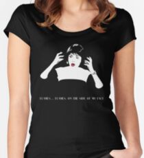 Flames On The Side Of My Face Women's Fitted Scoop T-Shirt