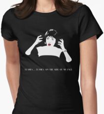 Flames On The Side Of My Face Women's Fitted T-Shirt