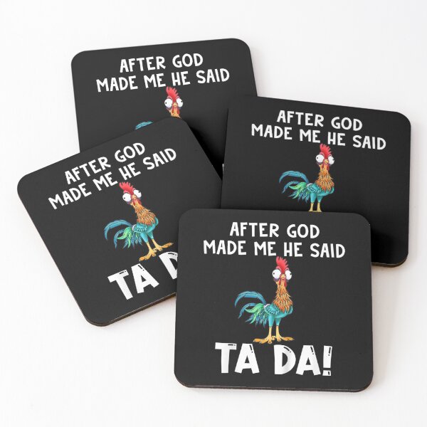 Item preview, Rooster  God Make Me He Said Ta Da Funny Chicken  designed and sold by JethroShop.