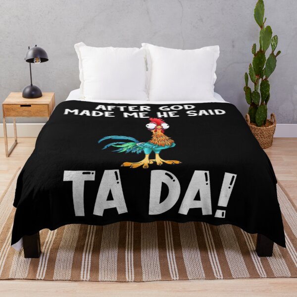 Item preview, Rooster  God Make Me He Said Ta Da Funny Chicken  designed and sold by JethroShop.