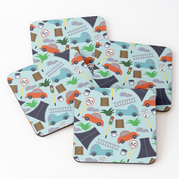 Item preview, Cute, bright and fun Kids road traffic design designed and sold by LaBellCreative.