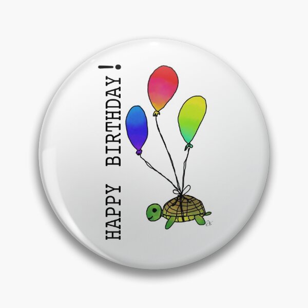 Item preview, Happy Birthday Balloon Turtle! designed and sold by Francesca Marquez.