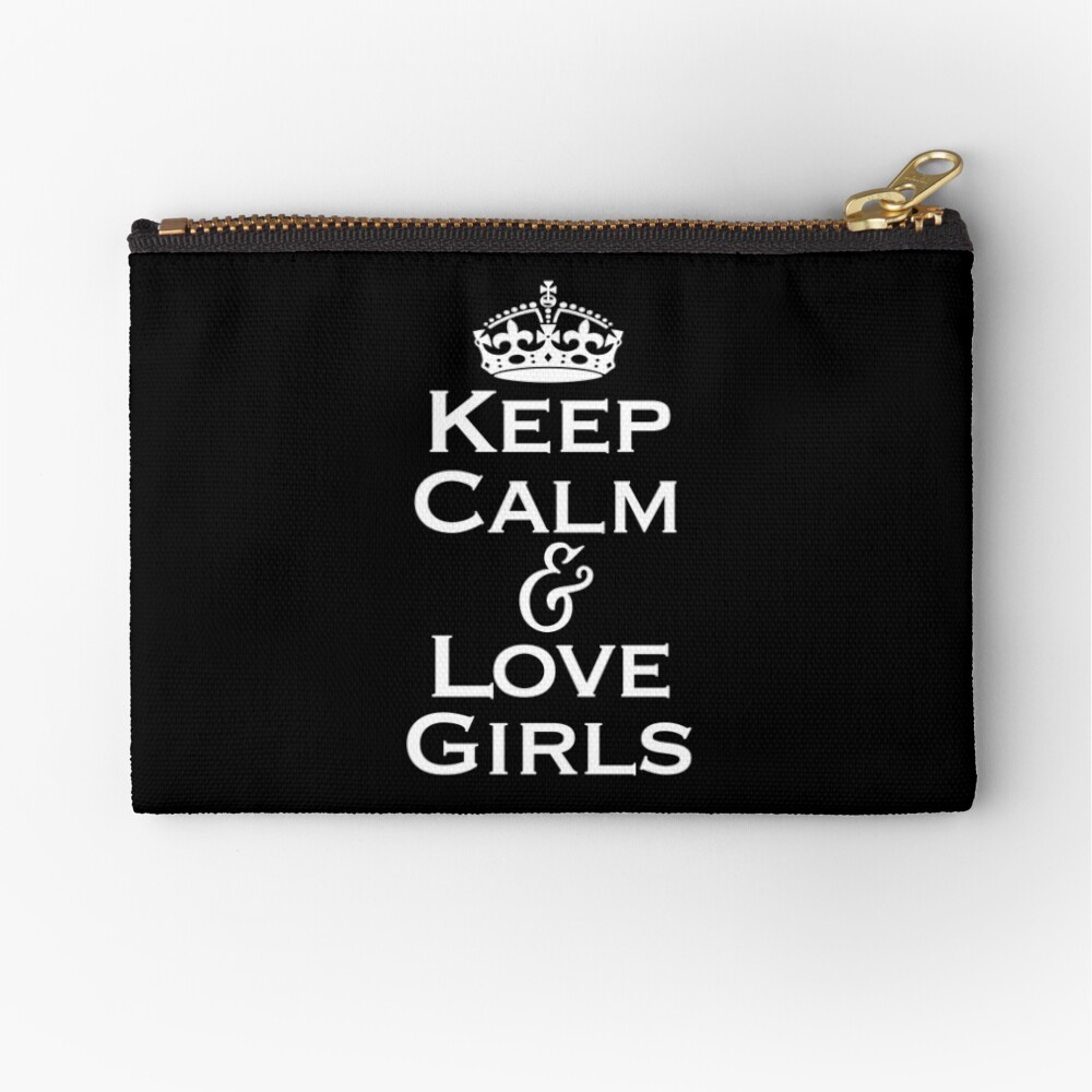 Keep Calm & Love Girls Zipper Pouch