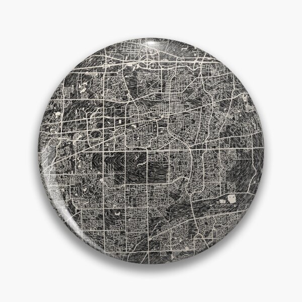 Artikelvorschau, Naperville map Illinois Ink lines entworfen und verkauft von InkMaps.
