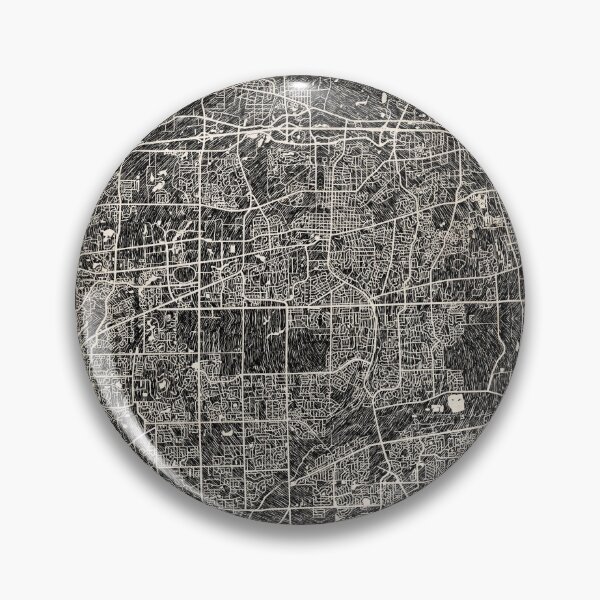 Artikelvorschau, Naperville map Illinois Ink lines 2 entworfen und verkauft von InkMaps.