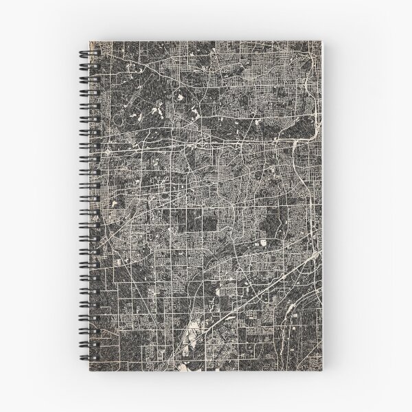 Item preview, Naperville map Illinois Ink lines 2 designed and sold by InkMaps.
