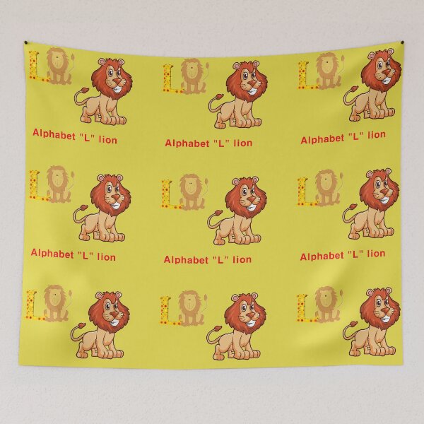 Item preview, Alphabet lesson "L" lion designed and sold by mostheristore.