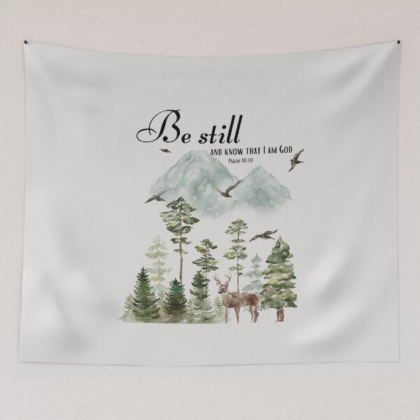 Item preview, Be Still, Psalm 46:10, Bible verse, Christian quotes, Christian Bible verse  designed and sold by Rahke.