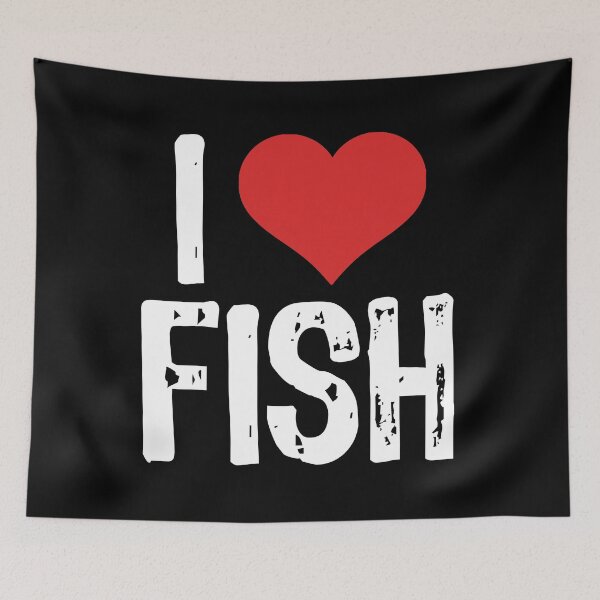 Item preview, I Love Fish designed and sold by The "I Love Everything" Shop.