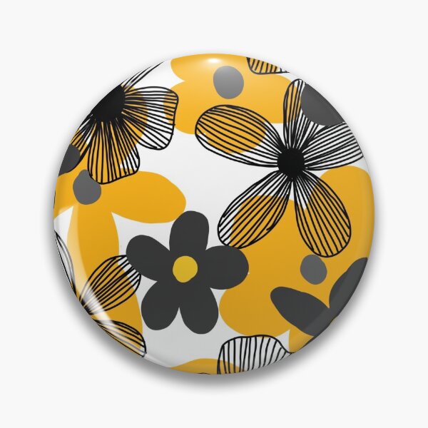 Item preview, "beautiful abstract yellow floral bohemian pattern" designed and sold by tudoo.
