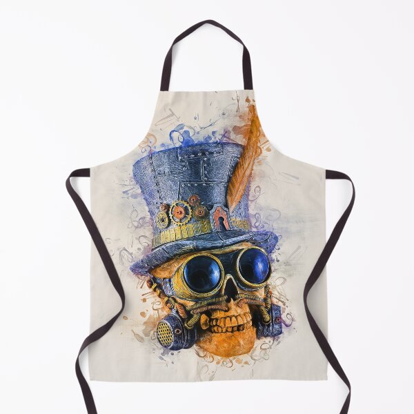 Item preview, Steampunk Skull Art designed and sold by MitchellAK.