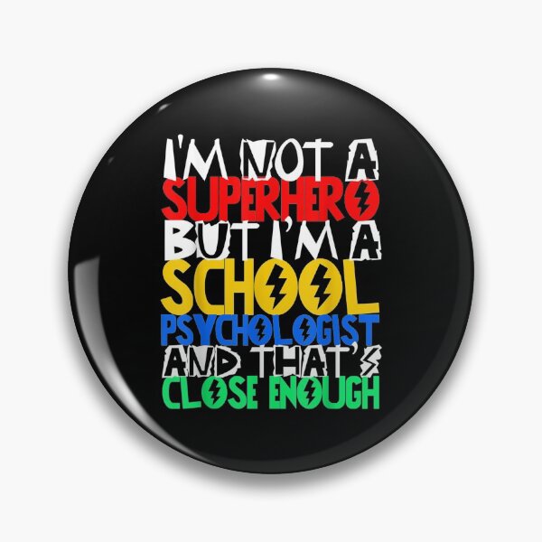 Item preview, Superhero & School Psychologist  designed and sold by JethroShop.