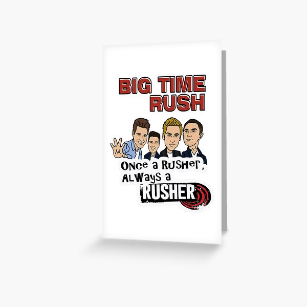 big time rush birthday card