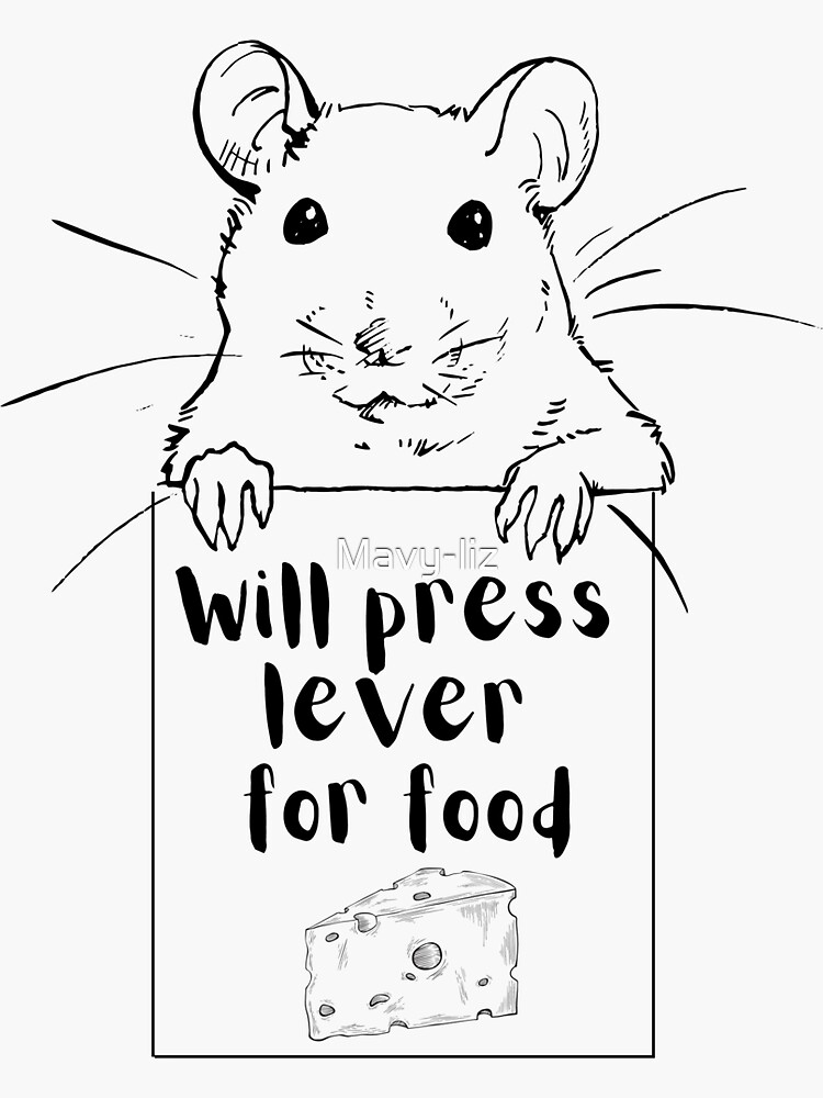 "Lab Rat" Sticker for Sale by Mavyliz Redbubble