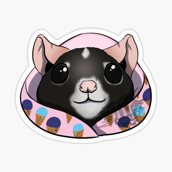 Gelato the Rat Sticker