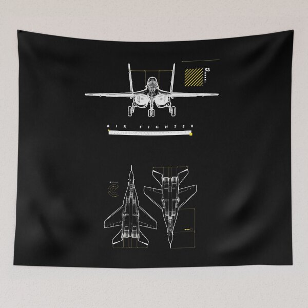 Item preview, Warplane blueprint backpack designed and sold by Nishad4.
