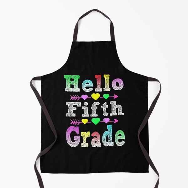Item preview, Hello 5th Grade Back To School Girl Student Teacher Hearts designed and sold by JethroShop.
