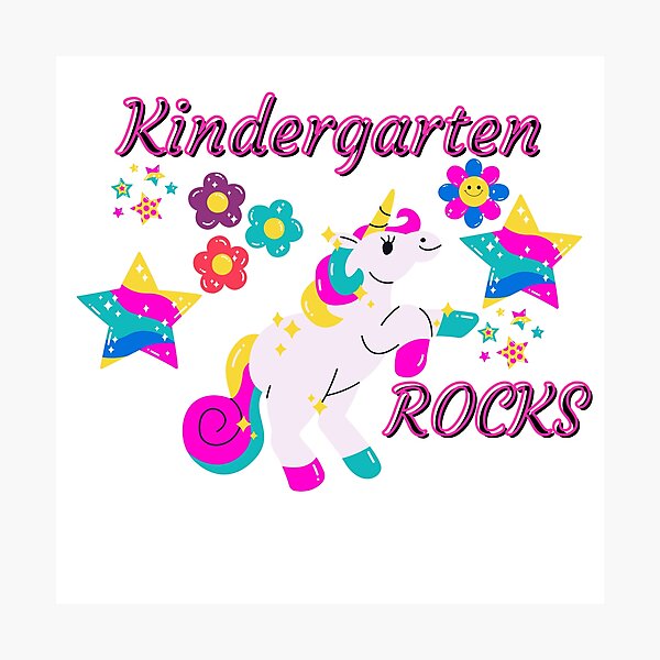 Item preview, KINDERGARTEN ROCKS designed and sold by passiveink.