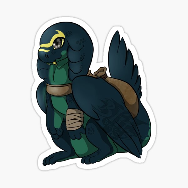 Fosser the Dragon sticker Sticker
