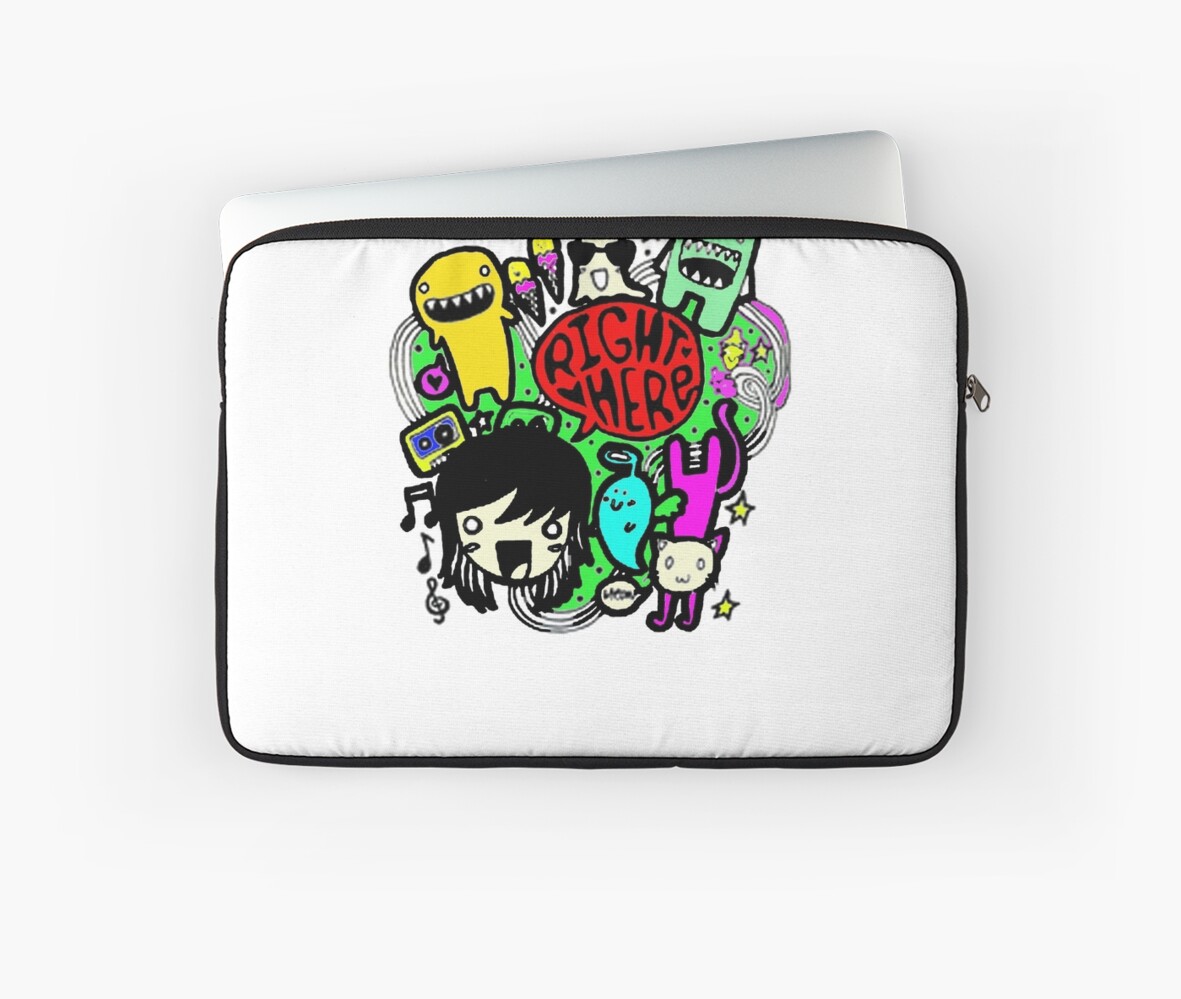 Gambar Doodle Laptop Sleeves By Khewoy89 Redbubble