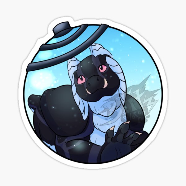 Cobalt ornament Sticker