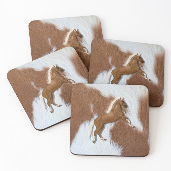 Item preview, Brown Horse - Animal Feather Skin Print designed and sold by ShawnDzign.