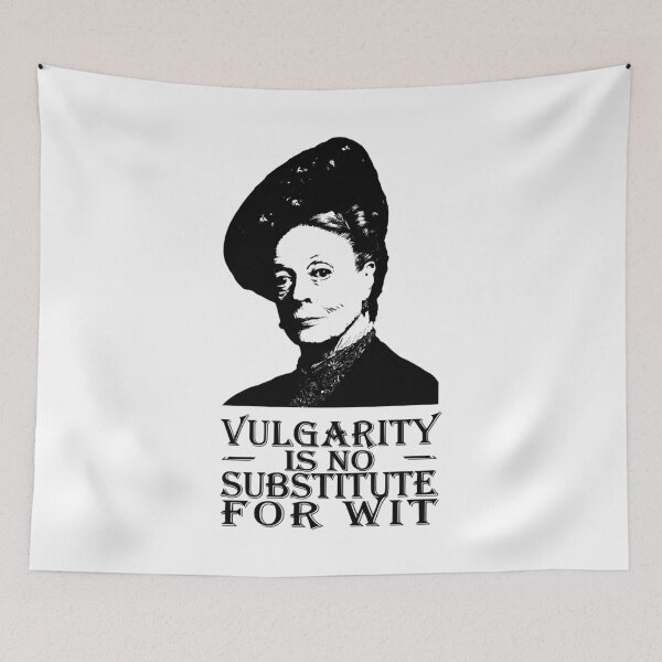 Item preview, Vulgarity is no Substitute for Wit Downton Abbey Arts Decoratifs Geometric Shapes Astronomy In Your Home designed and sold by DowntonAbbeyArt.