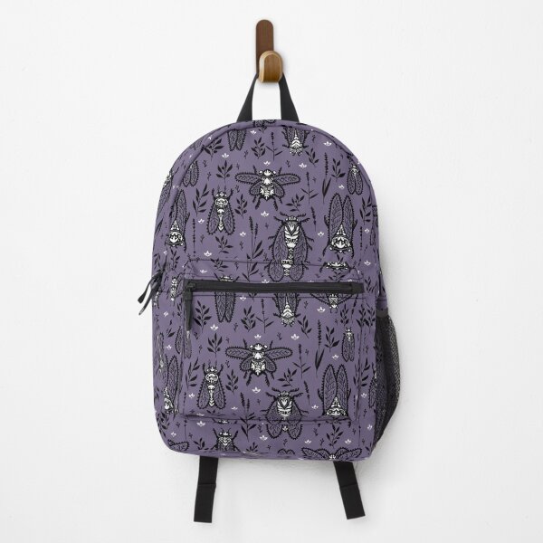 Item preview, Cicadas and herbs of Provence on a lavender background. The folk style of Hugge. designed and sold by NLobes.