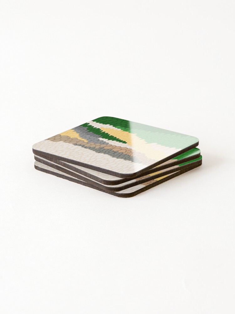 Thumbnail 4 of 5, Coasters (Set of 4), Valley designed and sold by Rai002.