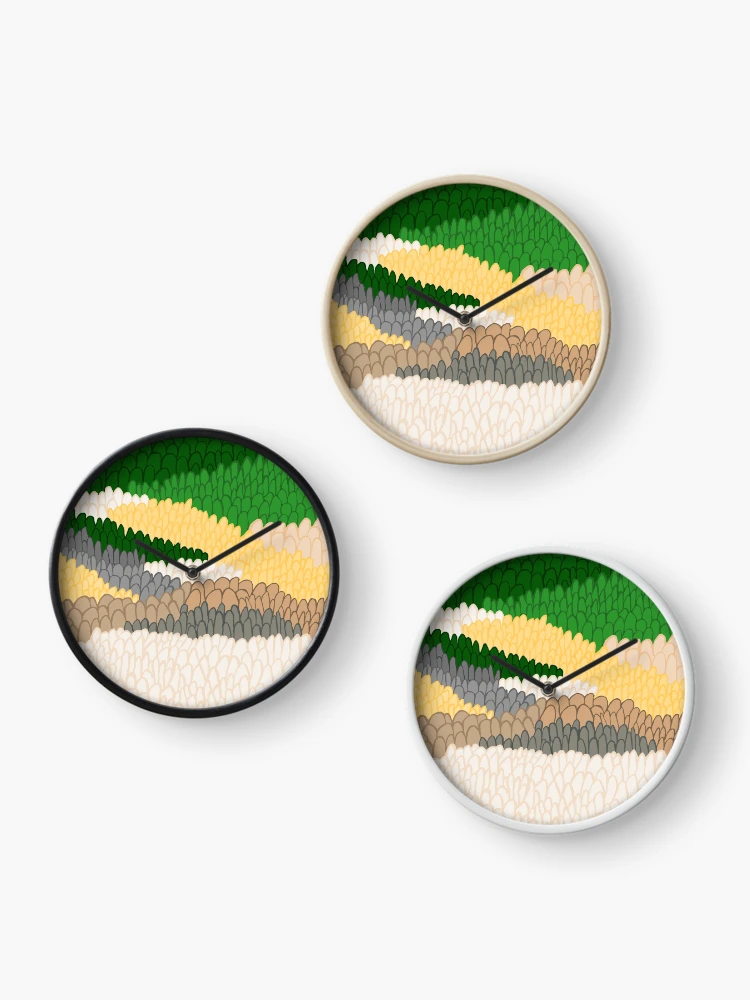 Thumbnail 3 of 4, Clock, Valley designed and sold by Alpana Rai.
